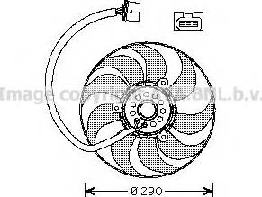 Prasco VW7522 - Ventola, Raffreddamento motore autozon.pro