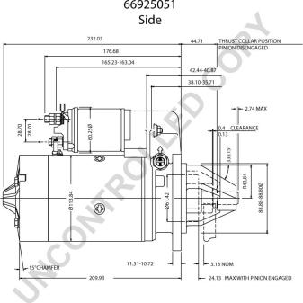 Prestolite Electric 66925051 - Motorino d'avviamento autozon.pro