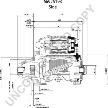 Prestolite Electric 66925193 - Motorino d'avviamento autozon.pro