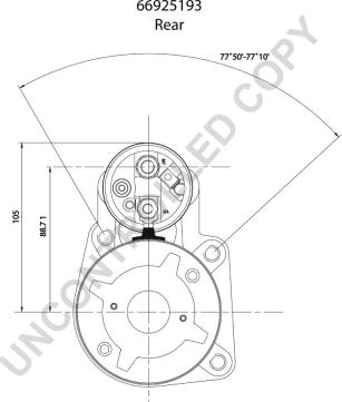 Prestolite Electric 66925193 - Motorino d'avviamento autozon.pro