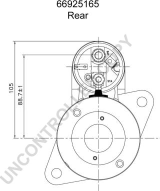 Prestolite Electric 66925165 - Motorino d'avviamento autozon.pro