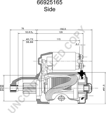 Prestolite Electric 66925165 - Motorino d'avviamento autozon.pro