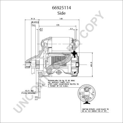 Prestolite Electric 66925114 - Motorino d'avviamento autozon.pro