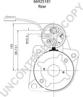 Prestolite Electric 66925181 - Motorino d'avviamento autozon.pro