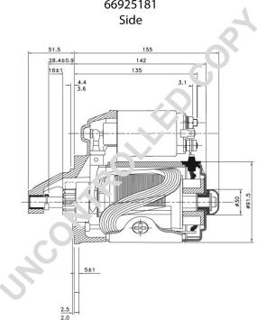 Prestolite Electric 66925181 - Motorino d'avviamento autozon.pro