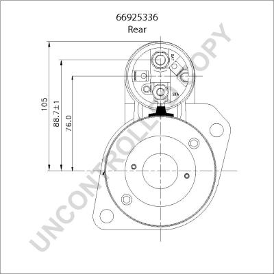 Prestolite Electric 66925336 - Motorino d'avviamento autozon.pro