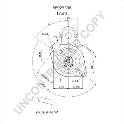 Prestolite Electric 66925336 - Motorino d'avviamento autozon.pro