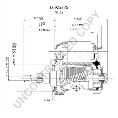 Prestolite Electric 66925336 - Motorino d'avviamento autozon.pro