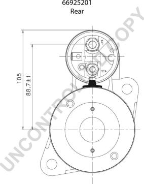 Prestolite Electric 66925201 - Motorino d'avviamento autozon.pro