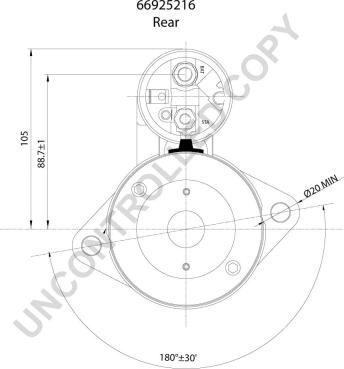 Prestolite Electric 66925216 - Motorino d'avviamento autozon.pro