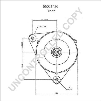 Prestolite Electric 66021426 - Alternatore autozon.pro