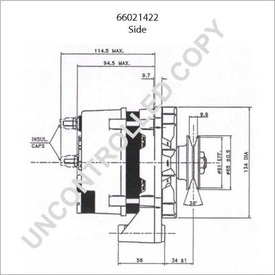 Prestolite Electric 66021422 - Alternatore autozon.pro