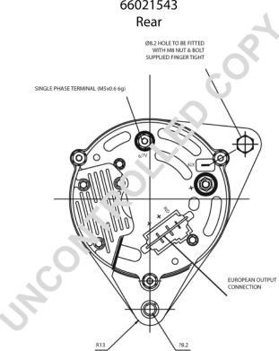 Prestolite Electric 66021543 - Alternatore autozon.pro