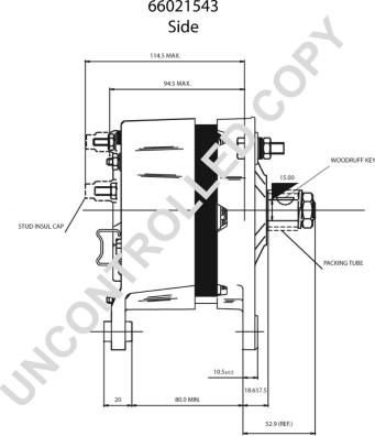 Prestolite Electric 66021543 - Alternatore autozon.pro