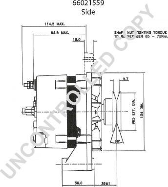 Prestolite Electric 66021559 - Alternatore autozon.pro