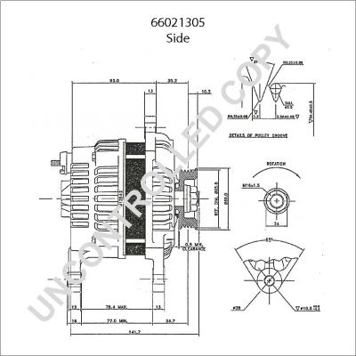 Prestolite Electric 66021305 - Alternatore autozon.pro