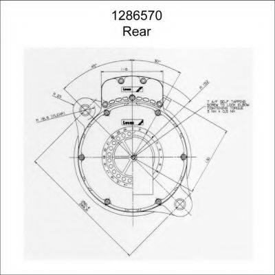 Prestolite Electric 1286B570 - Alternatore autozon.pro