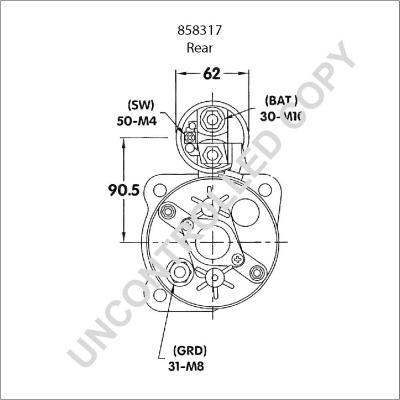 Prestolite Electric 858317 - Motorino d'avviamento autozon.pro