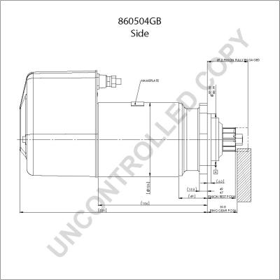 Prestolite Electric 860504GB - Motorino d'avviamento autozon.pro