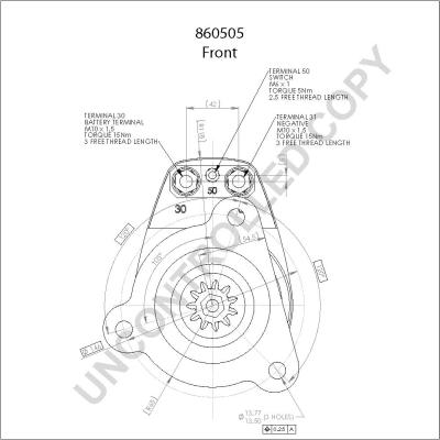 Prestolite Electric 860505GB - Motorino d'avviamento autozon.pro