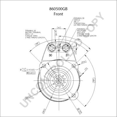 Prestolite Electric 860500GB - Motorino d'avviamento autozon.pro