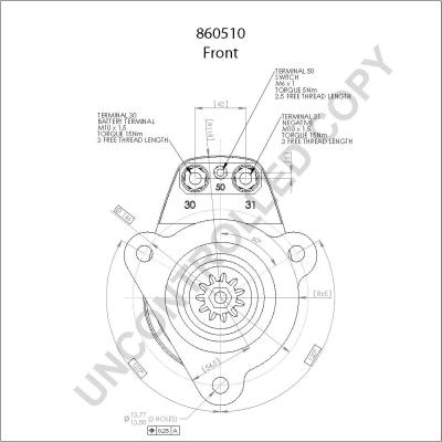 Prestolite Electric 860510GB - Motorino d'avviamento autozon.pro