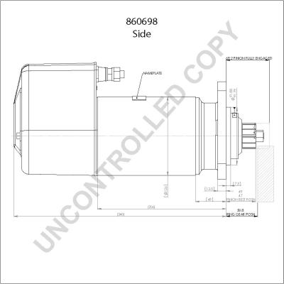 Prestolite Electric 860698GB - Motorino d'avviamento autozon.pro