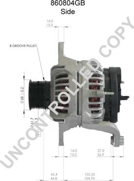 Prestolite Electric 860804GB - Alternatore autozon.pro