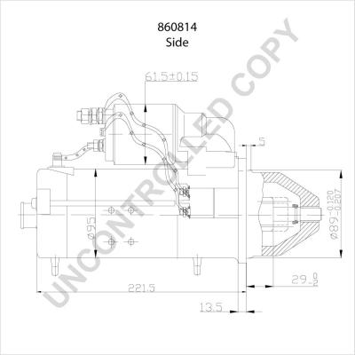 Prestolite Electric 860814 - Motorino d'avviamento autozon.pro