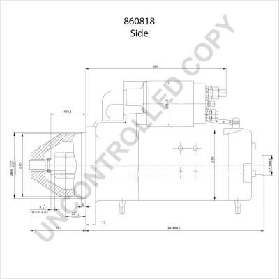 Prestolite Electric 860818 - Motorino d'avviamento autozon.pro