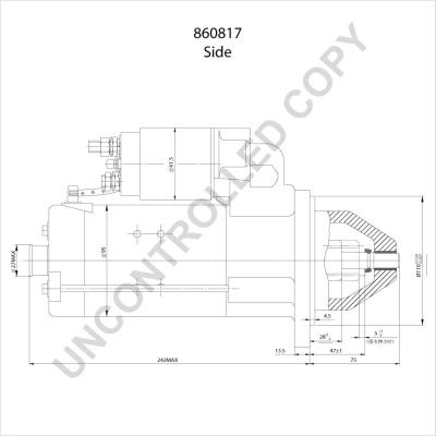 Prestolite Electric 860817 - Motorino d'avviamento autozon.pro