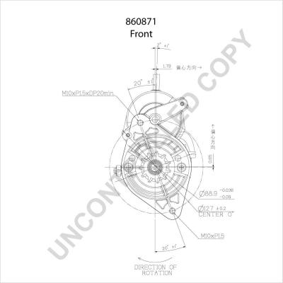 Prestolite Electric 860871 - Motorino d'avviamento autozon.pro