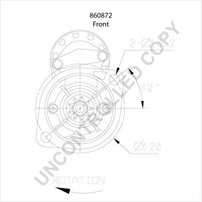 Prestolite Electric 860872 - Motorino d'avviamento autozon.pro