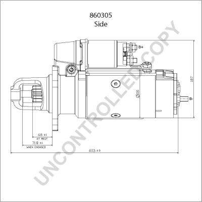 Prestolite Electric 860305 - Motorino d'avviamento autozon.pro