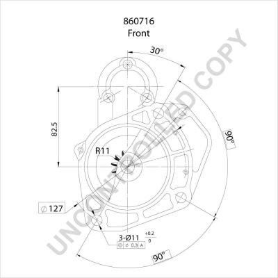 Prestolite Electric 860716 - Motorino d'avviamento autozon.pro