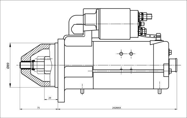 Prestolite Electric 861037 - Motorino d'avviamento autozon.pro