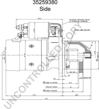 Prestolite Electric 35259380 - Motorino d'avviamento autozon.pro