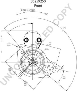 Prestolite Electric 35259250 - Motorino d'avviamento autozon.pro