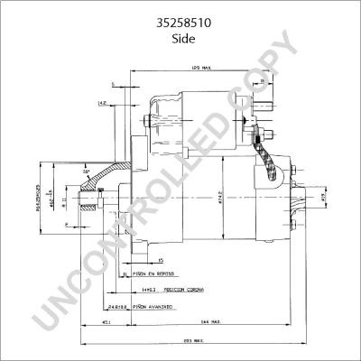 Prestolite Electric 35258510 - Motorino d'avviamento autozon.pro