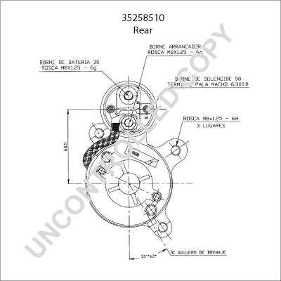 Prestolite Electric 35258510 - Motorino d'avviamento autozon.pro