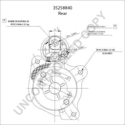 Prestolite Electric 35258840 - Motorino d'avviamento autozon.pro