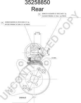 Prestolite Electric 35258850 - Motorino d'avviamento autozon.pro