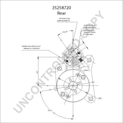 Prestolite Electric 35258720 - Motorino d'avviamento autozon.pro