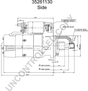 Prestolite Electric 35261130 - Motorino d'avviamento autozon.pro