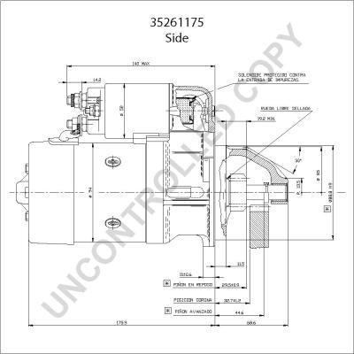 Prestolite Electric 35261175 - Motorino d'avviamento autozon.pro