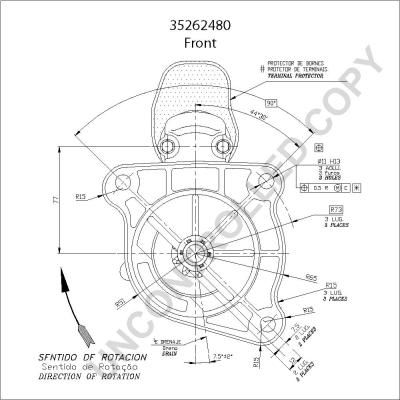 Prestolite Electric 35262480 - Motorino d'avviamento autozon.pro