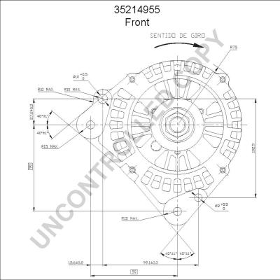 Prestolite Electric 35214955 - Alternatore autozon.pro