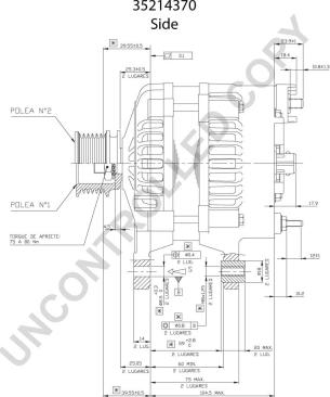 Prestolite Electric 35214370 - Alternatore autozon.pro