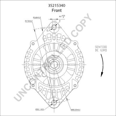 Prestolite Electric 35215340 - Alternatore autozon.pro