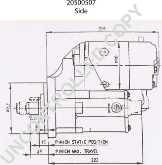 Prestolite Electric 20500507 - Motorino d'avviamento autozon.pro